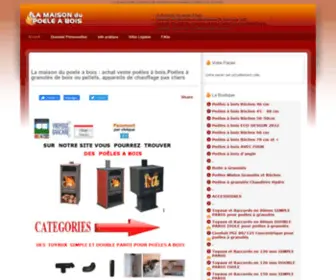 Lamaisondupoeleabois.com(La maison du poele a bois : achat vente poêles à bois) Screenshot