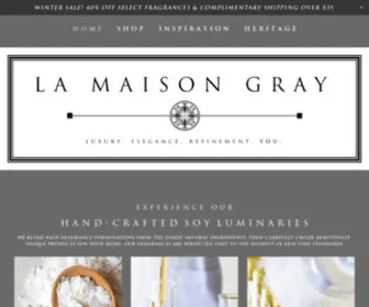 Lamaisongray.com(La Maison Gray) Screenshot