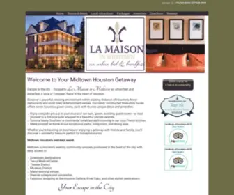 Lamaisonmidtown.com(La Maison in Midtown) Screenshot