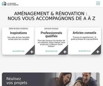 Lamaisonsaintgobain.fr(Vos travaux de rénovation avec La Maison Saint) Screenshot
