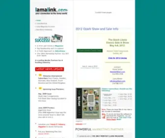 Lamalink.com(Llama Magazines) Screenshot