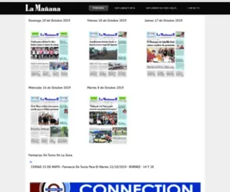 Lamanana.com.ar(La Mañana) Screenshot