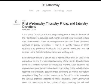 Lamansky.com(Lamansky) Screenshot