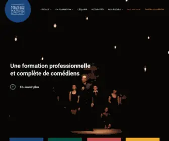 Lamanufacturedelacteur.com(École de théâtre et cinéma à Paris) Screenshot