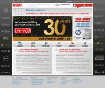 Lamaplus.com(European distributor of inkjets) Screenshot