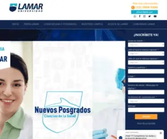 Lamar.mx(UNIVERSIDAD GUADALAJARA LAMAR) Screenshot
