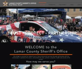 Lamarcountysheriff.com(WELCOME) Screenshot