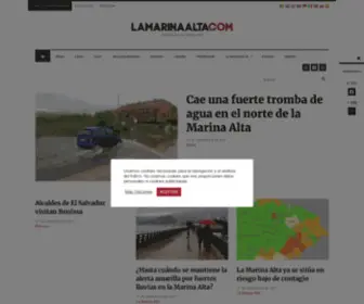 Lamarinaalta.com(Actualidad y Noticias en La Marina Alta) Screenshot