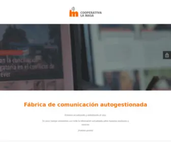 Lamasa.com.ar(Cooperativa La Masa) Screenshot