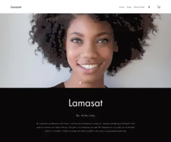 Lamasatsalon.com(Hair Salon) Screenshot