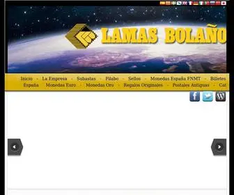 Lamasbolano.com(Lamas Bolaño) Screenshot