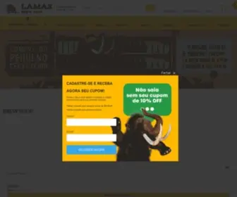 Lamasbrewshop.com.br(Lamas Brew Shop) Screenshot
