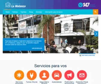 Lamatanza.gov.ar(Municipio de La Matanza) Screenshot