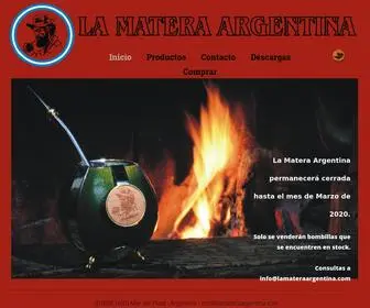 Lamateraargentina.com(Inicio) Screenshot