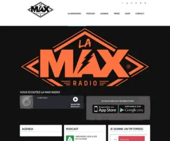 Lamaxradio.com(La MAX Radio) Screenshot