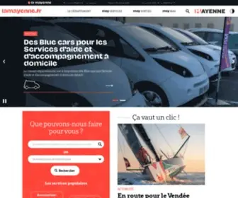 Lamayenne.fr(Accueil) Screenshot