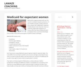 Lamaze-Childbirth.com(Lamaze International) Screenshot