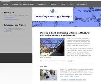 Lamb-ENG.com(Lamb Engineering & Design) Screenshot