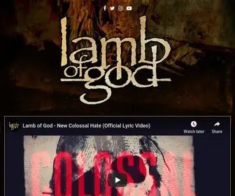 Lamb-OF-God.com(Official Site) Screenshot