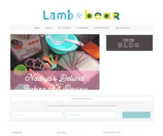 Lambandbear.co.uk(Brand & Blog) Screenshot