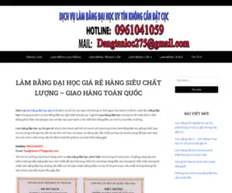 Lambangdaihoc.biz(Làm bằng đại học giá rẻ hàng siêu chất lượng) Screenshot