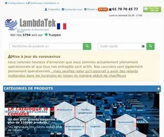 Lambda-Tek.fr(LambdaTek Shop) Screenshot