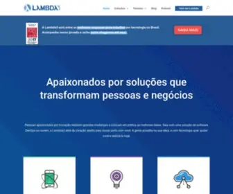 Lambda3.com.br(Tecnologia e Inovação de ponta a ponta) Screenshot