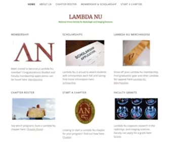 Lambdanu.org(Lambda Nu) Screenshot