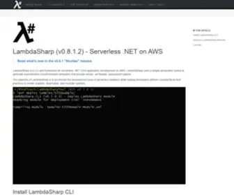 Lambdasharp.net(Serverless .NET for AWS) Screenshot