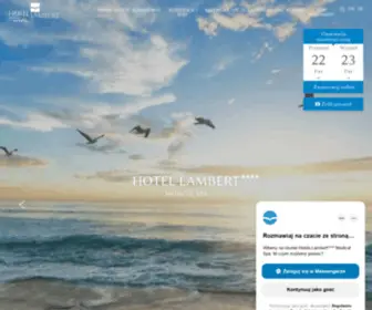 Lambert-Hotel.pl(HOTEL LAMBERT) Screenshot