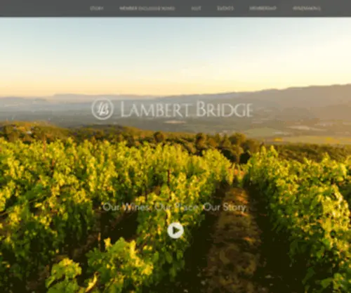 Lambertbridge.com(Lambert Bridge) Screenshot