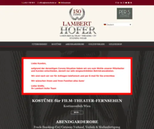 Lamberthofer.at(Lambert Hofer) Screenshot