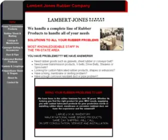 Lambertjonesrubber.com(Lambert Jones Rubber Company) Screenshot