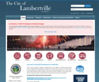 Lambertvillenj.org(Lambertville, NJ) Screenshot