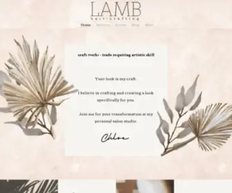 Lambhaircrafting.com(Chloe Lamb Stylist) Screenshot