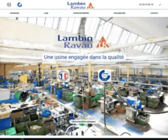 Lambin-Ravau.com(Atelier de confection textile) Screenshot