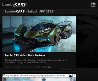 Lambocars.com(Lamborghini News) Screenshot