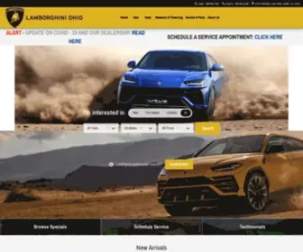 Lamborghiniohio.com(MAG Lamborghini in Columbus Ohio) Screenshot