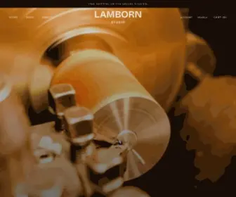 Lambornstudio.com(Leather Cabinet Pulls and Drawer Handles) Screenshot