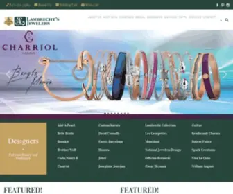 Lambrechtsjewelers.com(Lambrecht's Jewelers) Screenshot