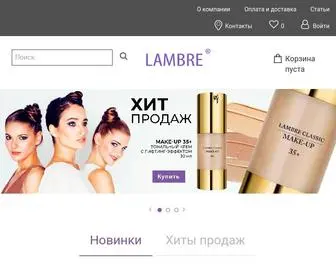 Lambre.ru(официальный интернет) Screenshot