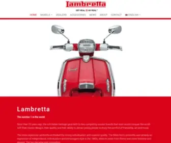 Lambrettascooters.com Screenshot