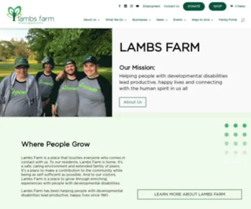Lambsfarm.org(Lambs farm) Screenshot