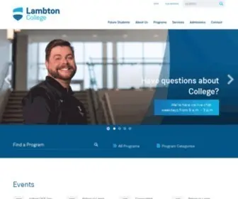 Lambtoncollege.ca(Lambton College) Screenshot