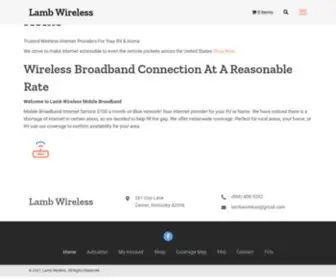 Lambwireless.com(Lamb Wireless) Screenshot