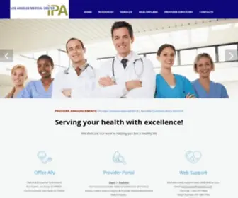 Lamcipa.com(Los Angeles Medical Center) Screenshot