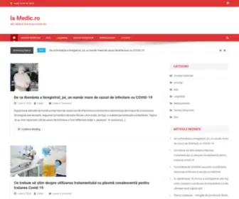 Lamedic.ro(Site dedicat informarii medicale) Screenshot