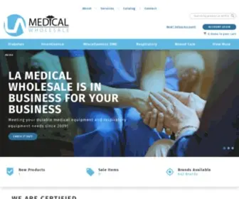 Lamedicalwholesale.com(Durable home medical equipment) Screenshot