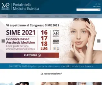 Lamedicinaestetica.it(La sime per il pubblico decalogo della medicina estetica conosci le diecinorme basiche su cuisi fonda la disciplina trova un medico estetico sime un comodo motore di ricercaper trovare facilmenteil) Screenshot