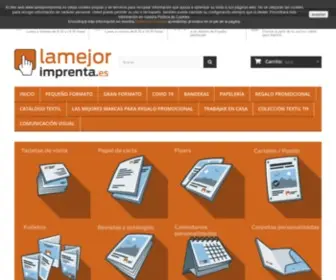 Lamejorimprenta.es(Impresión on line) Screenshot